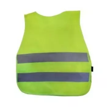 Светоотражающий велосипедный защитный жилет детский, Vinca Sport,450х400мм, желтый, TS-C-04 yellow