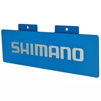 Табличка Shimano, на экономпанель S, 24см x 10см, SHIBRANDSIGNS-P