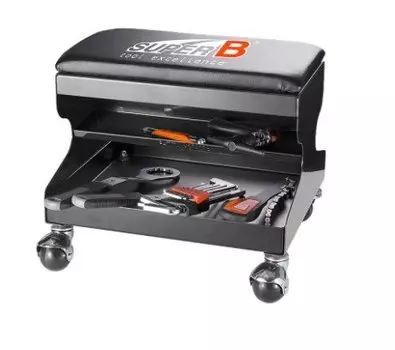 Табурет SUPER B (Premium) на шарообразных колёсиках, TB-WC10