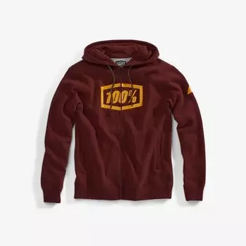 Толстовка 100% Syndicate Zip Hooded Sweatshirt Burgundy 2018