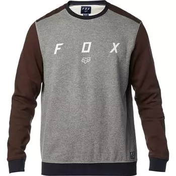 Толстовка Fox District Crew Fleece Heather, серый 2018