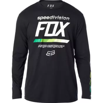 Толстовка Fox Draftr LS Tech Tee, черный 2018