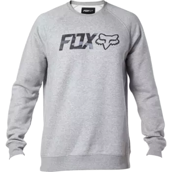 Толстовка Fox Legacy Crew Fleece Heather, серый 2018