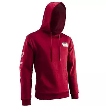 Толстовка Leatt Core Hoodie, Ruby, 2025, 5024400362 (Размер: M, Цвет: Ruby)