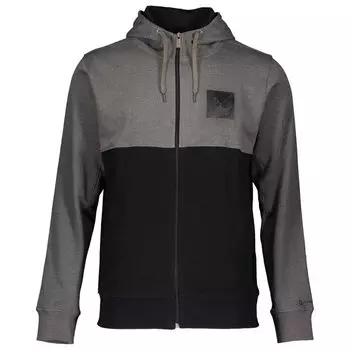 Толстовка на молнии SCOTT 10 Casual длинный рукав dark grey melange/black(темно-серый/черный) 2019