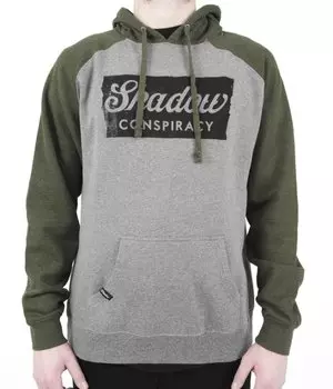 Толстовка Shadow Taped, серо-зеленый