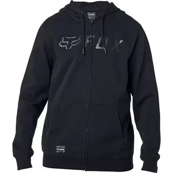 Толстовка велосипедная FOX Apex Zip Fleece, Black/Black