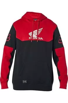 Толстовка велосипедная FOX Honda Po Fleece, Black/Red