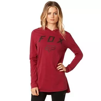 Толстовка женская Fox Axiom LS Hoody, темно-красный 2018