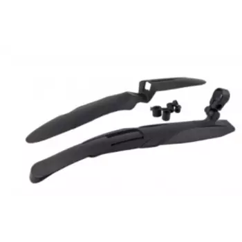 Крыло велосипедное Vinca Sport, заднее, с регулировкой длины, 24"-28", пластик, черный, HN 08 rear