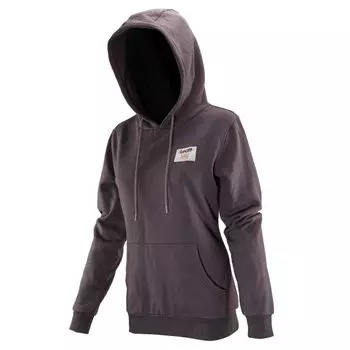 Толстовка женская Leatt Core Hoodie Women, Graphene, 2024, 5024400392 (Размер: L, Цвет: Graphene)