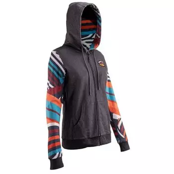 Толстовка женская Leatt Premium Zip Hoodie Women, Stripes, 2025, 5024400500