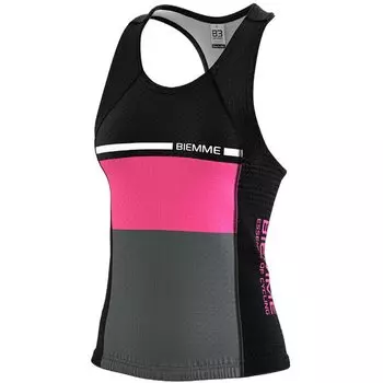 Топ для триатлона Biemme T-AERO LADY, черный/розовый, R10P203L (Размер: M, Цвет: Черный/розовый)