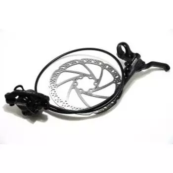 Тормоз дисковый гидравлический, задний Tektro HD-M290R, ручка тормозная с адаптером, ротором 160мм