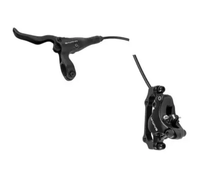 Тормоз дисковый M-Wave, гидравлический, передний, под диск 180 mm, черный, 360700