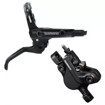 Тормоз дисковый Shimano BL-MT501/BR-MT500 j-kit, правый/задний, полимерные колодки, 1700 мм, черный, EMT5012JRRXRA170