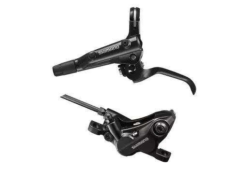 Тормоз дисковый Shimano BL-MT501/BR-MT520 j-kit, левый/передний, полимерные колодки, 1000 мм, черный, EMT501EJLFPRA100