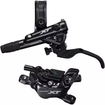 Тормоз дисковый SHIMANO XT, M8120, BL (левый )/BR (передний), j-kit, полимерные колодки с кулером, IM8120JLFXSA100