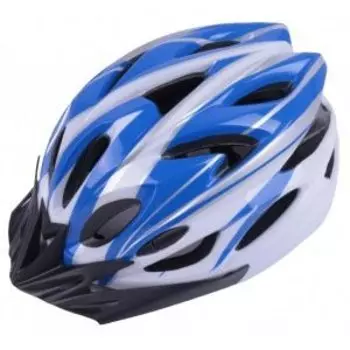 Шлем велосипедный Vinca Sport VSH 25, взрослый, IN-MOLD, сине-белый, VSH 25 Blue-White (L)