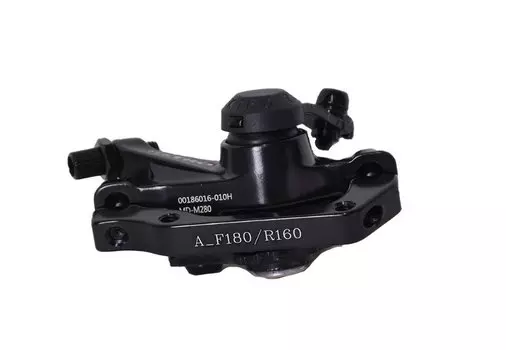 Тормоз дисковый TEKTRO механический задний, без ротора,черный, MD-M280R