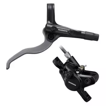 Тормоз Shimano MT400 дисковый, передний BR, левый BL, полимерные колодки, 1700 мм, EMT400KRRXRA170