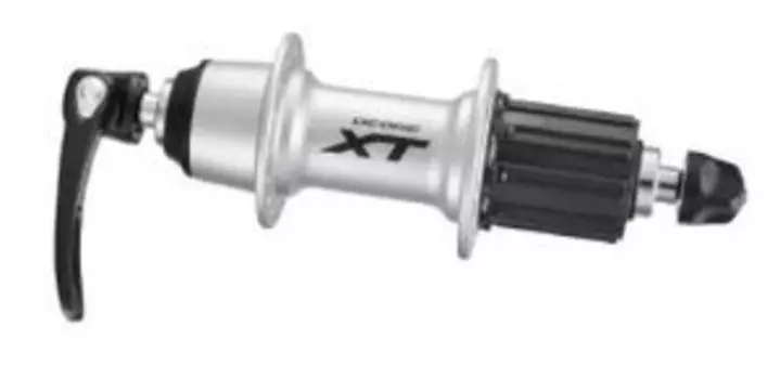 Велосипедная втулка SHIMANO XT T780, задняя, под кассету, 32 отверстия, 8-10 скоростей, QR, серебристый, EFHT780BZAS