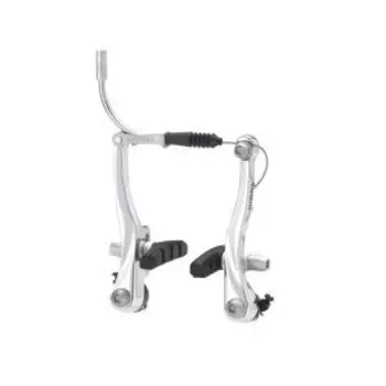 Тормоз велосипедный Alhonga, V-Brake, алюминий, 20-38 мм, серебристый, ALH_HJ-621AD7FR