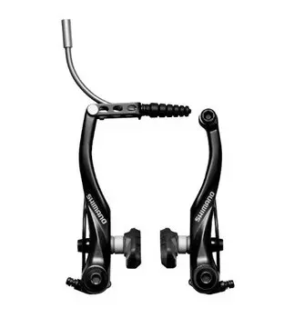 Тормоз велосипедный Shimano Alivio T4000, передний, V-Brake, колодки S65T, черный, EBRT4000FX43XLP