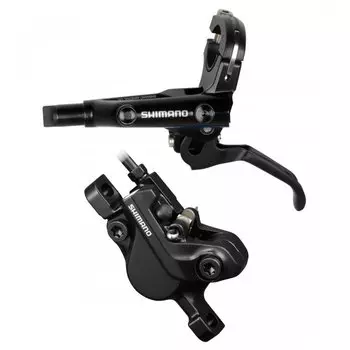 Тормоз велосипедный Shimano BL-MT501/BR-MT500 j-kit, левый/передний, колодки полимер, 1000 мм, черный, EMT5012JLFPRA100