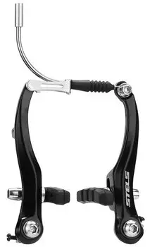 Тормоз велосипедный T210DG, V-Brake, передний, черный, 510115, LU048519