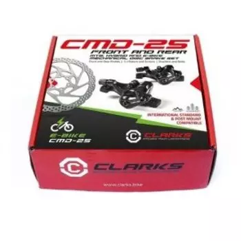 Тормоза CLARKS CMD-28 с диск 160ммFLAT MOUNT облегч ROAD/Cyclo-cross/ Gravel, CMD-28FMF&R16