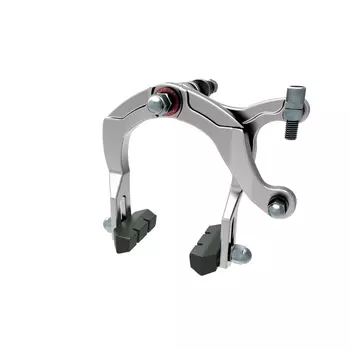 Тормоза калиперные ALHONGA, комплект ( передний+задний), алюминий, колодки BX253, серебристый, HJ-2001AD