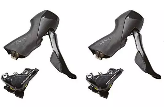 Тормоза Shimano 105 BR-RS505+ST-RS505, комплект, 2x11скорости, оплетка SM-BH90, ISTRS505PA4