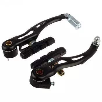 Тормоза велосипедные V-brake Yinxing YX-C18D, колодки 60 мм, сталь, черный, КЛ106806
