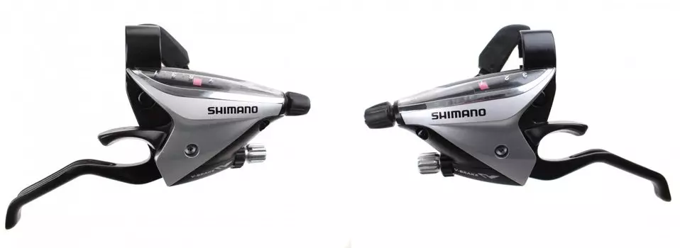 Тормозная ручка/шифтер Shimano Acera EF65, комплект, 3x7 скорости, трос+оплетка, ESTEF65P7A3S