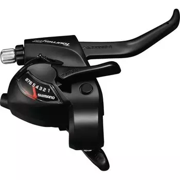 Шифтер с тормозной ручкой Shimano Tourney TX800, правый, 8 скорости, 2050 мм, черный, ESTTX800R8AL