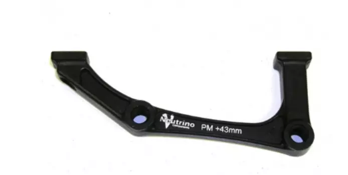 Тормозной адаптер Neutrino IS-PM +43 мм, черный, NCBRIS43BK