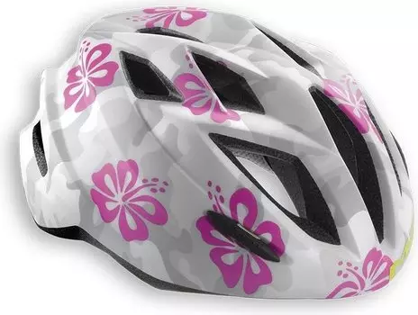 Велошлем подростковый MET Gamer Camouflage Flowers