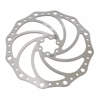 Ротор велосипедный A2Z SP4, 203 мм, 6 болтов, сталь, SP4-203