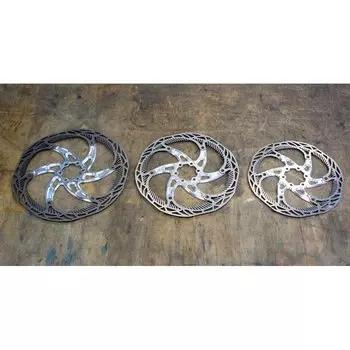 Тормозной диск Neutrino, на пауке, 6 винтов, 180 мм, цвет серебристый, NCROTOR180SR