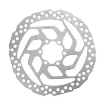 Диск тормозной SHIMANO RT26 ASMRT26S, для дискового тормоза, на 6 болтов, 160 мм, сталь, для пластиковых колодок, 2-8277