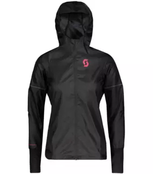 Куртка велосипедная женская SCOTT Kinabalu Run WB black/azalea pink