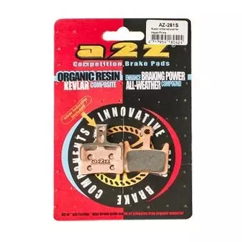 Тормозные колодки A2Z Hayes PRIME, золотистый, AZ-261S