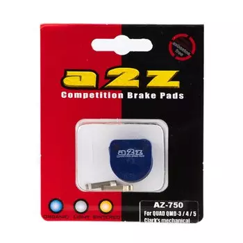 Тормозные колодки A2Z Quad QMD-3/4/5 Clark's mechanical, синий, AZ-750