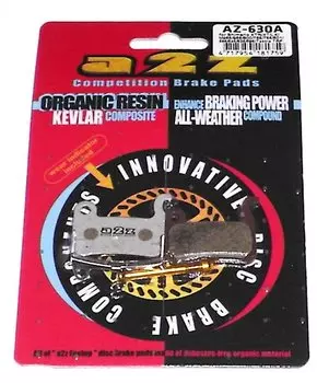 Тормозные колодки A2Z Shimano XTR/XT/SAINT/LX/HONE, серебристый, AZ-630A