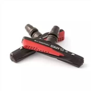 Тормозные колодки CLARKS -картр. цветные всепогодные 72мм с крепежом 2 спец. водоот. профиля, алюм. корпус CPS959, 3-565