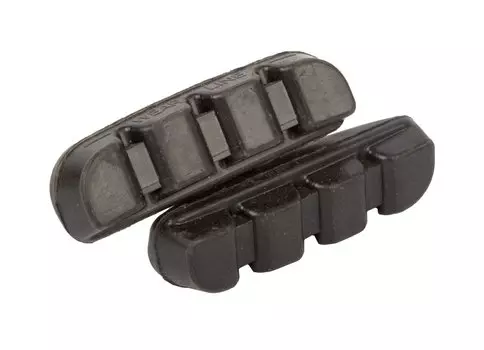 Тормозные колодки для велосипеда M-Wave, 55 мм, с крепежом, симметричные, черные, 5-361754