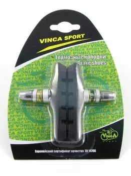 Тормозные колодки для велосипеда Vinca (пара) черные VB 111 black (72мм)