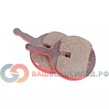 Тормозные колодки Jagwire Mountain Sport Disc Pad Avid BB5, красный, BWD1001-УЦЕНКА