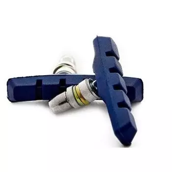 Тормозные колодки с крепежом Ventura, симметричные, 70мм, синие, 00-170113